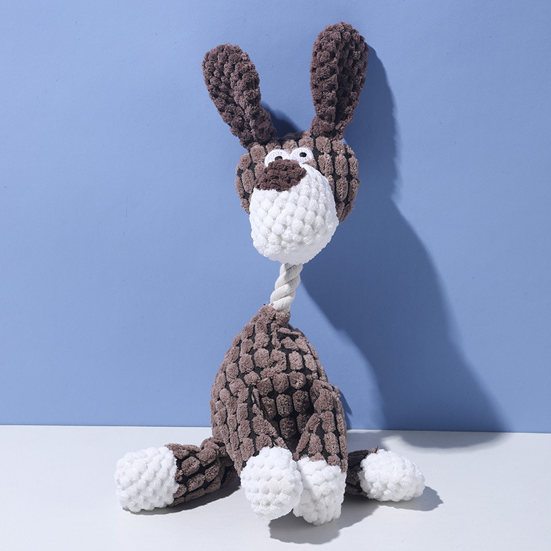 Funny Donkey Squeaky Plush Dog Toy for Chewing, Play & Boredom Relief