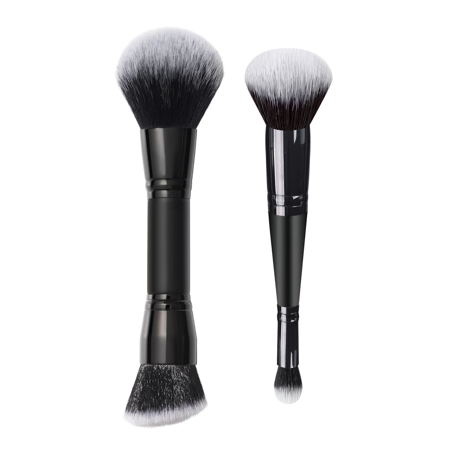 2-in-1 Dual-Ended Foundation & Concealer Brush – Flawless Base Makeup Tool