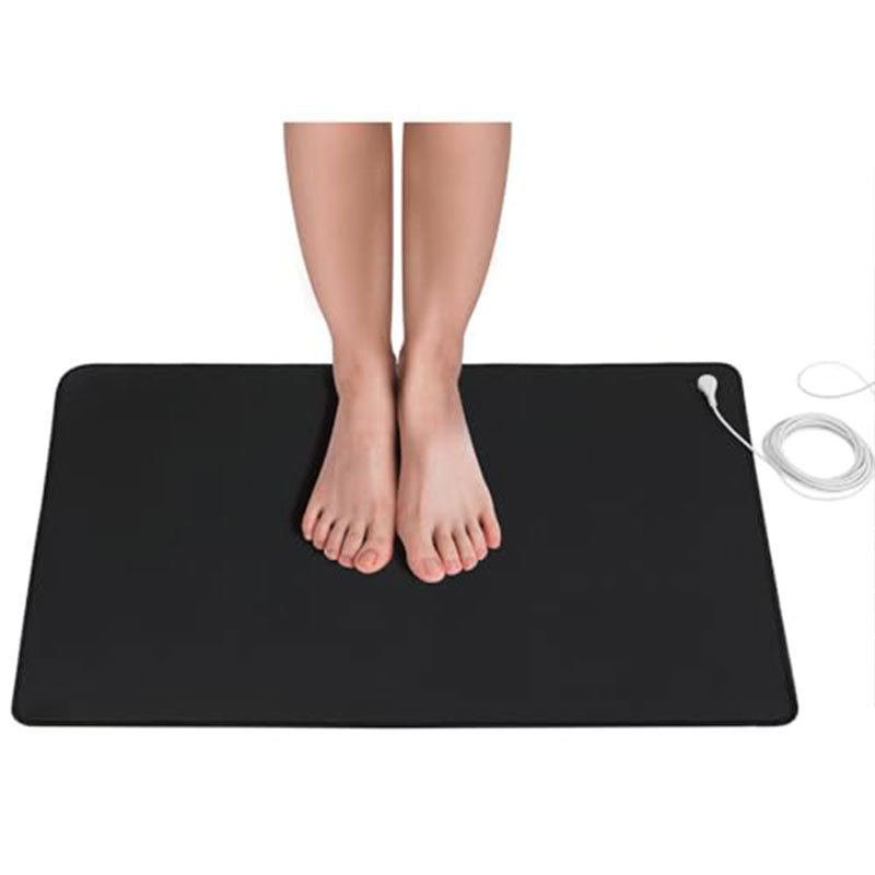 Grounding Yoga Mat with Conductive Leather – Anti-Static Comfort & Earth Connection