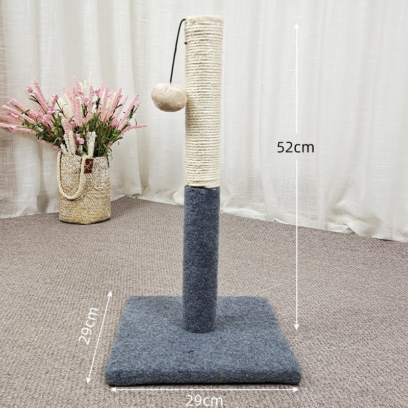 Sisal Rope Cat Scratching Post – Natural Climbing & Claw Care Toy for Cats