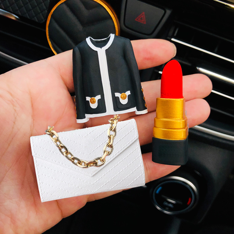 Premium Car Air Vent Aroma Diffuser Stone with Hanging Chain