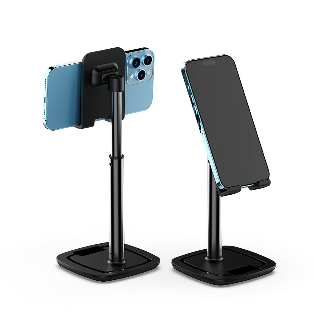 Adjustable Aluminum Alloy Phone Stand - Foldable Desktop Holder for Desk & Travel