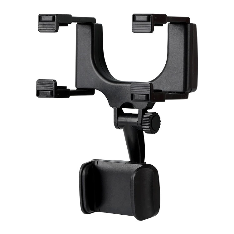 360° Rotatable Car Rearview Mirror Phone Mount – Hands-Free Navigation & Safe Driving