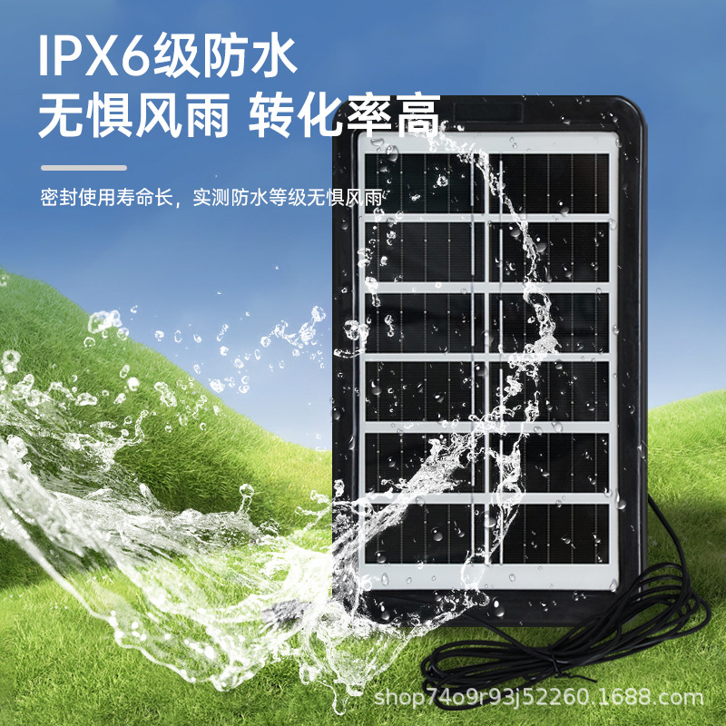 Solar Rechargeable LED Emergency Light Bulb for Camping