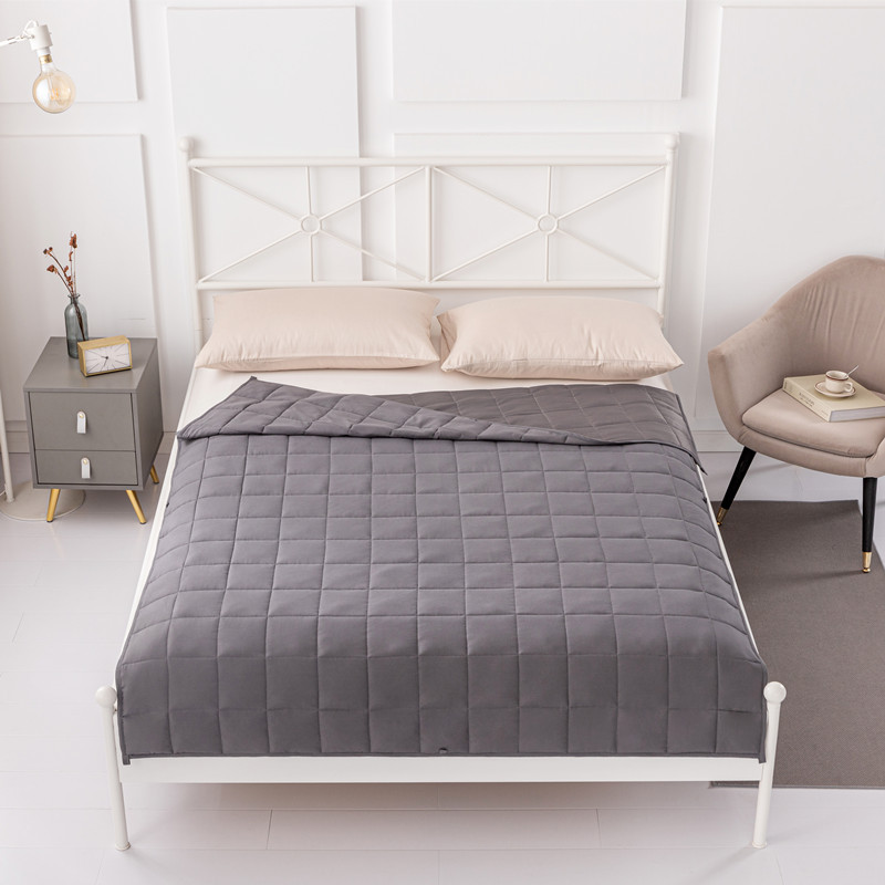 Extra Thick Polyester Weighted Blanket Heavy Gravity Quilt