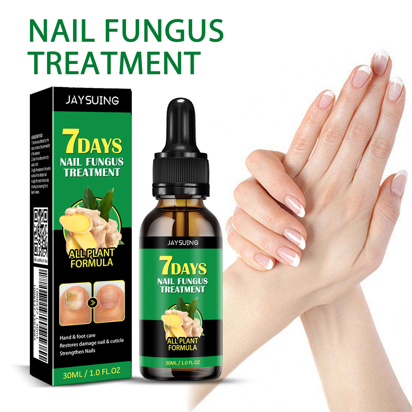 Ginger Nail Repair Solution – Restore Healthy, Strong Nails Naturally