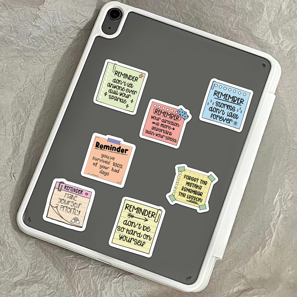 500pcs/Roll Waterproof Reminder Stickers Journal Phone Decor