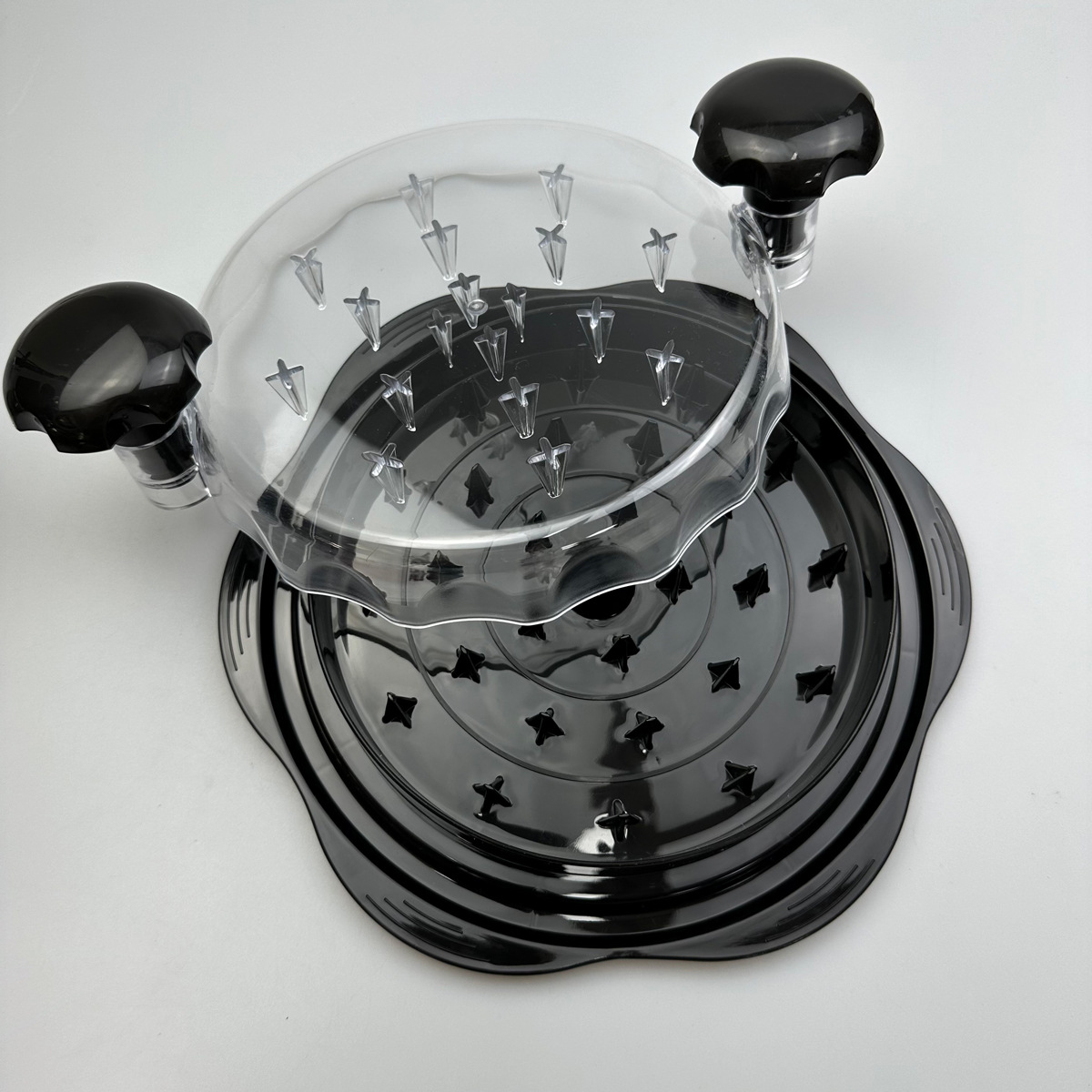 Transparent-Lid Chicken Shredder for Effortless Shredded Meat, Floss & Pet Meals