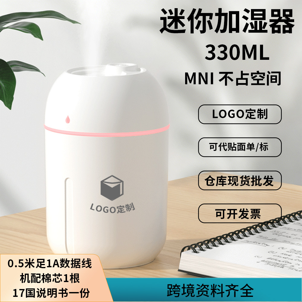Creative Portable USB Desktop Humidifier – Cool Mist Mini Air Purifier for Office & Home