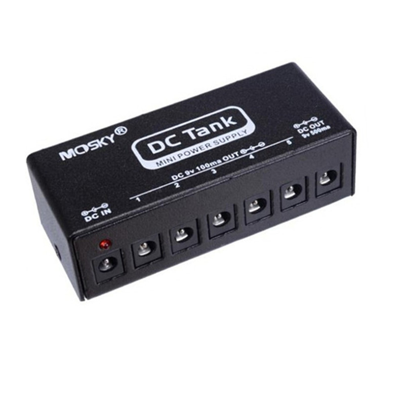 Pro Guitar Effects Pedal Power Supply for Clean Quiet Stage Performance