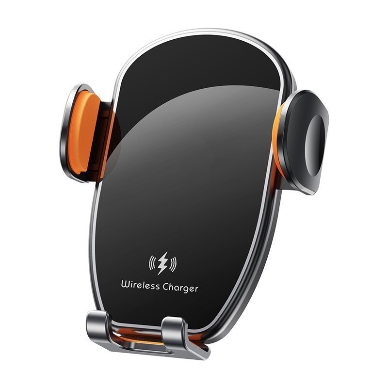 360° Rotating Car Wireless Charging Phone Mount, Auto Clamping 2025